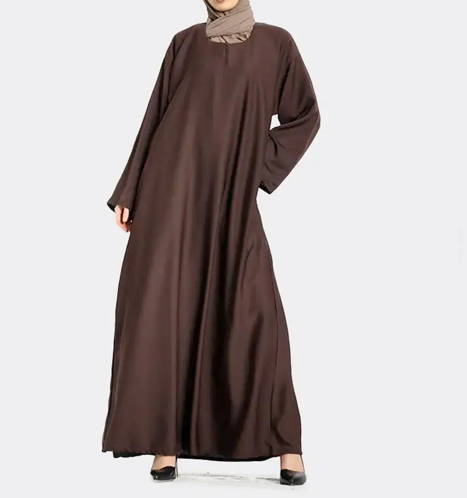 Chocolate Basic Abaya