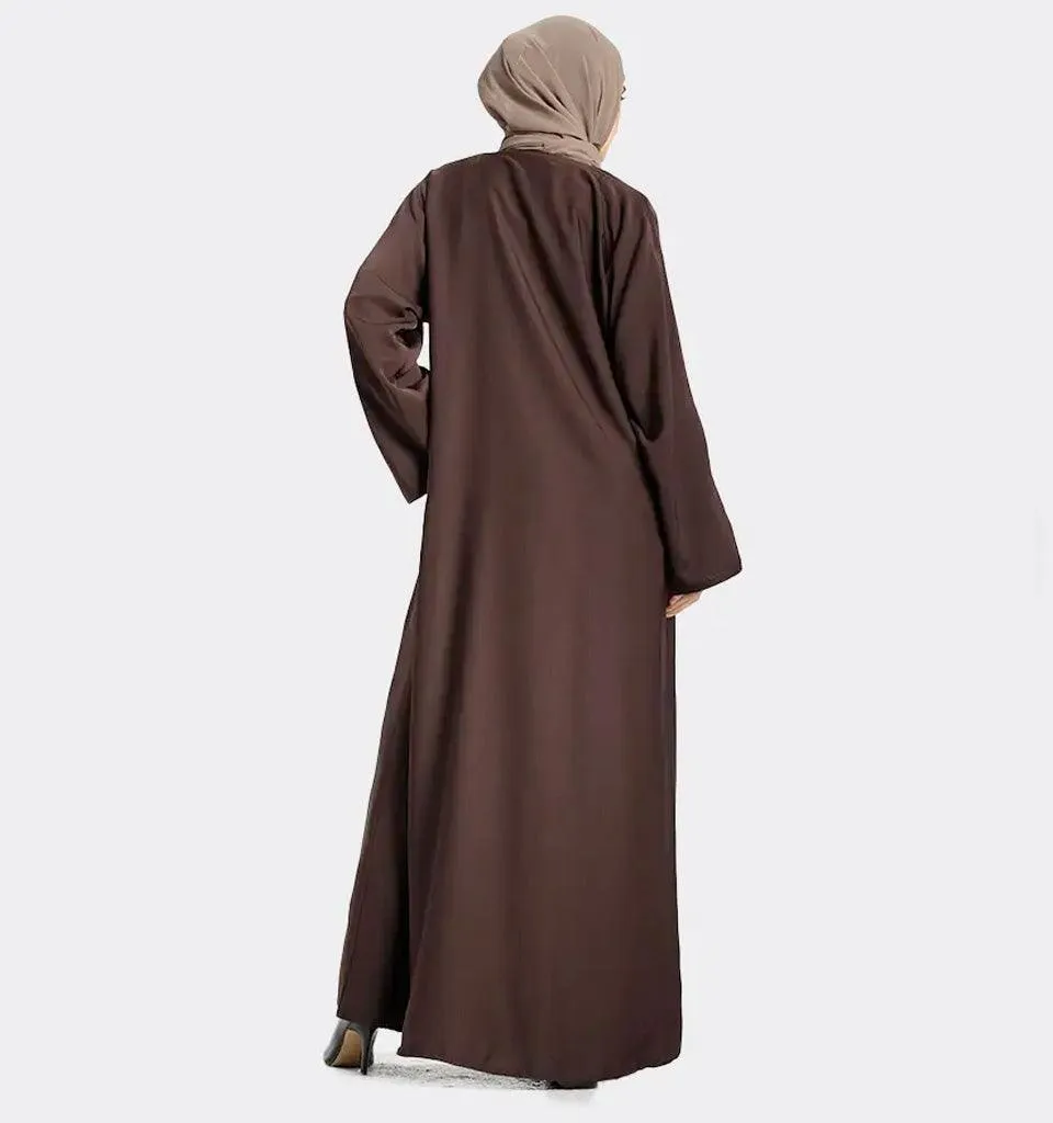 Chocolate Basic Abaya