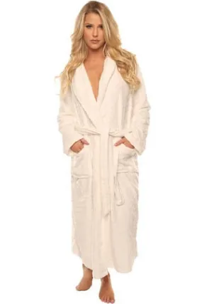 Cozy Long White Robe