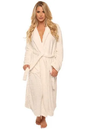 Cozy Long White Robe