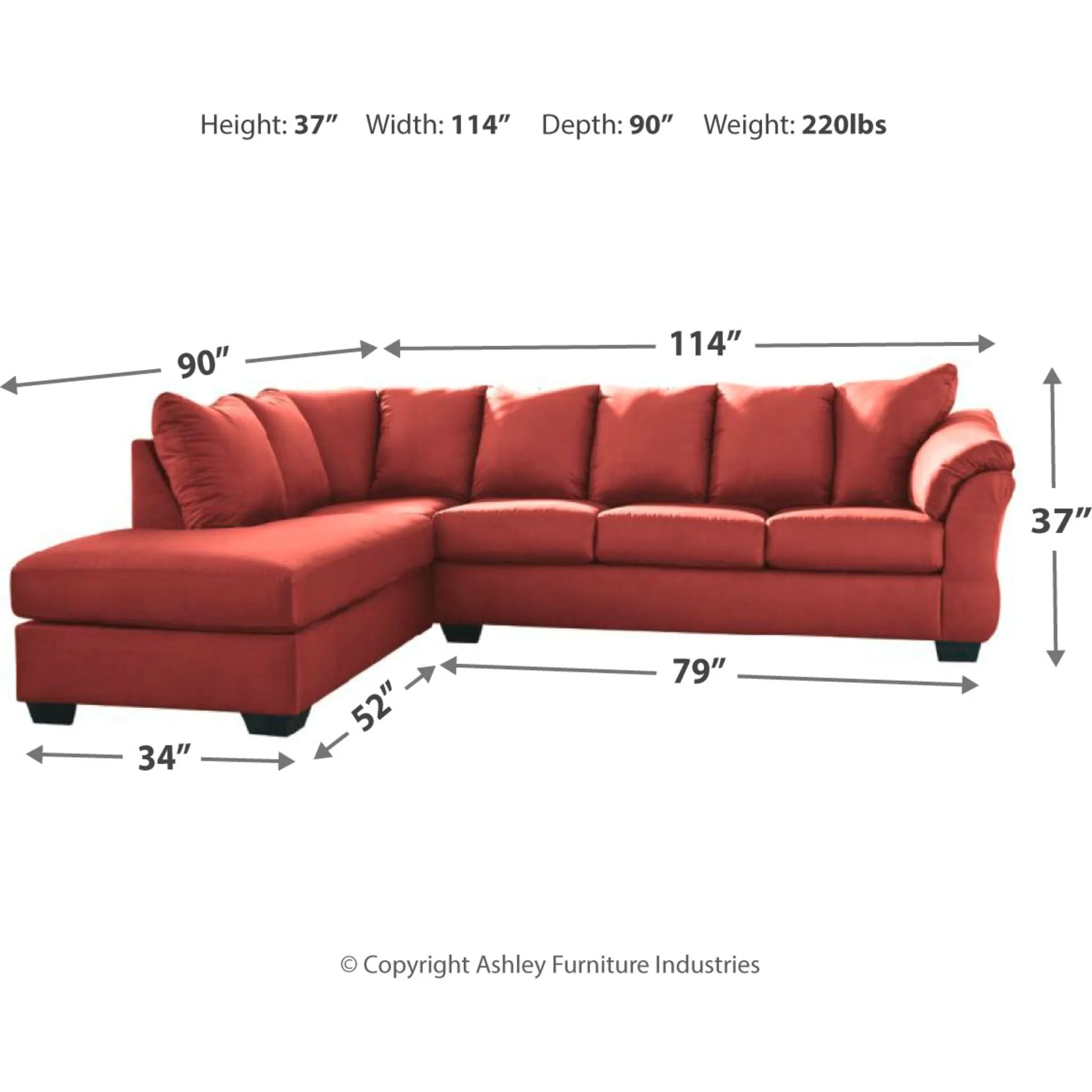 Darcy 2 Piece Sectional