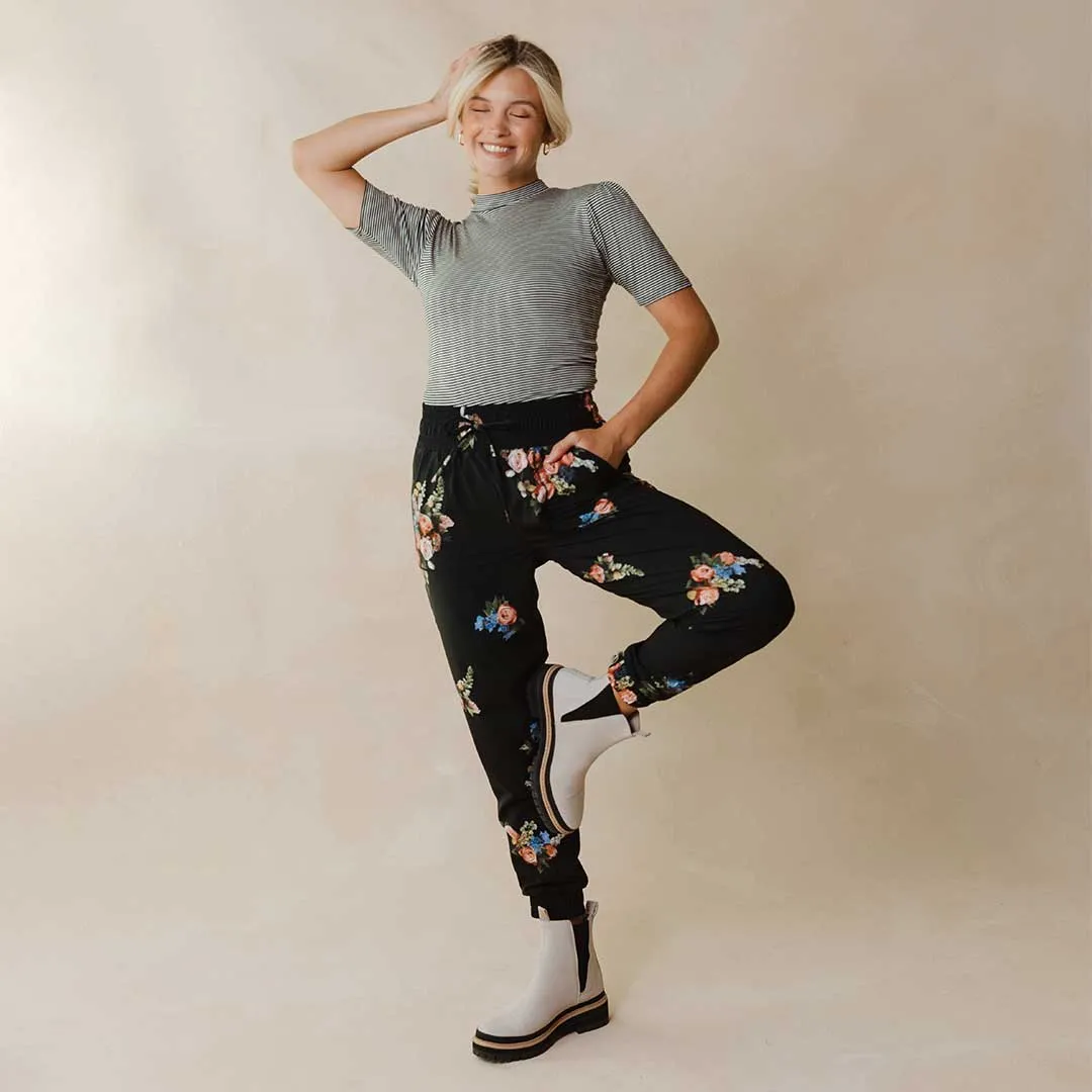 Destination Joggers, Rose Black