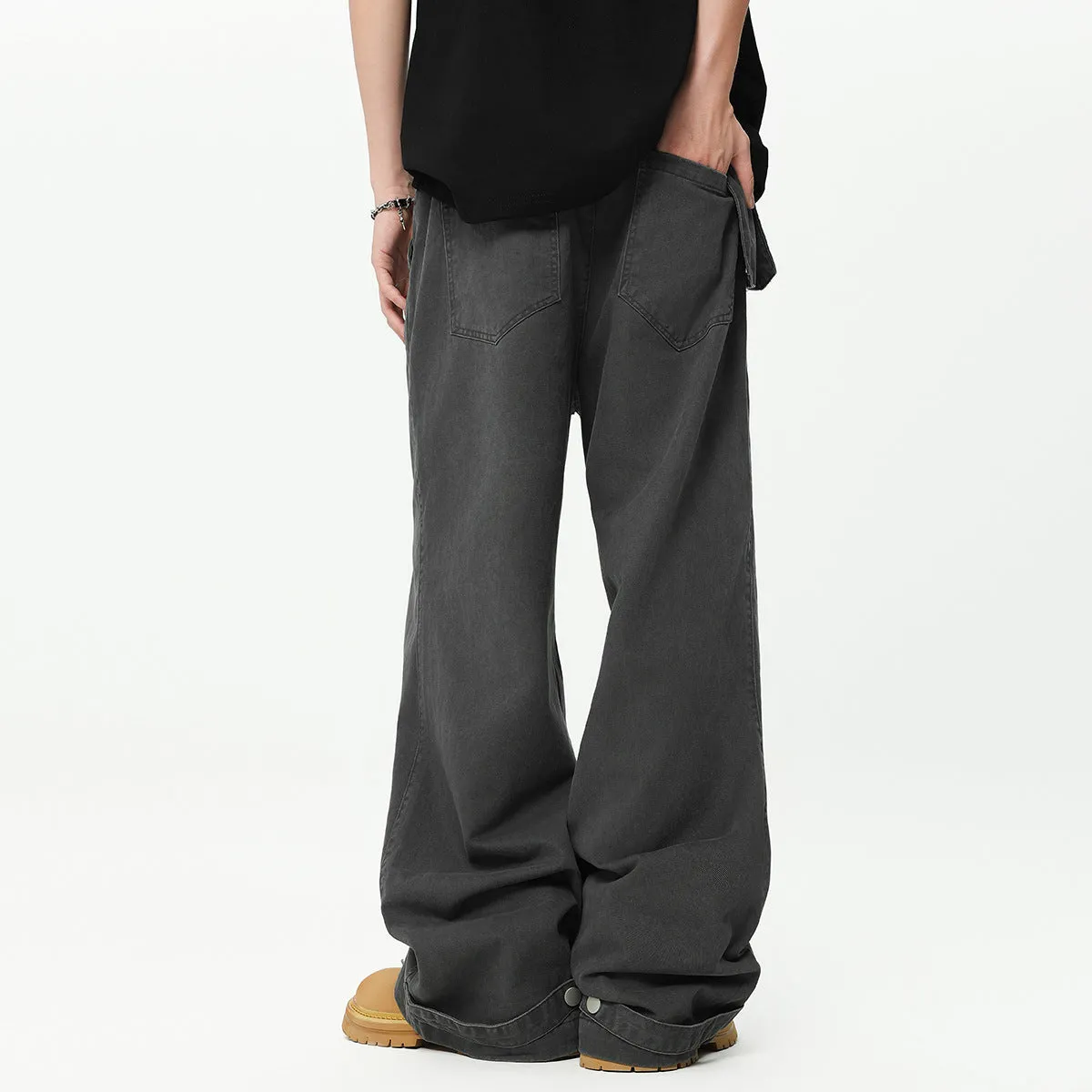 Fashion American Straight Cargo Pants Men