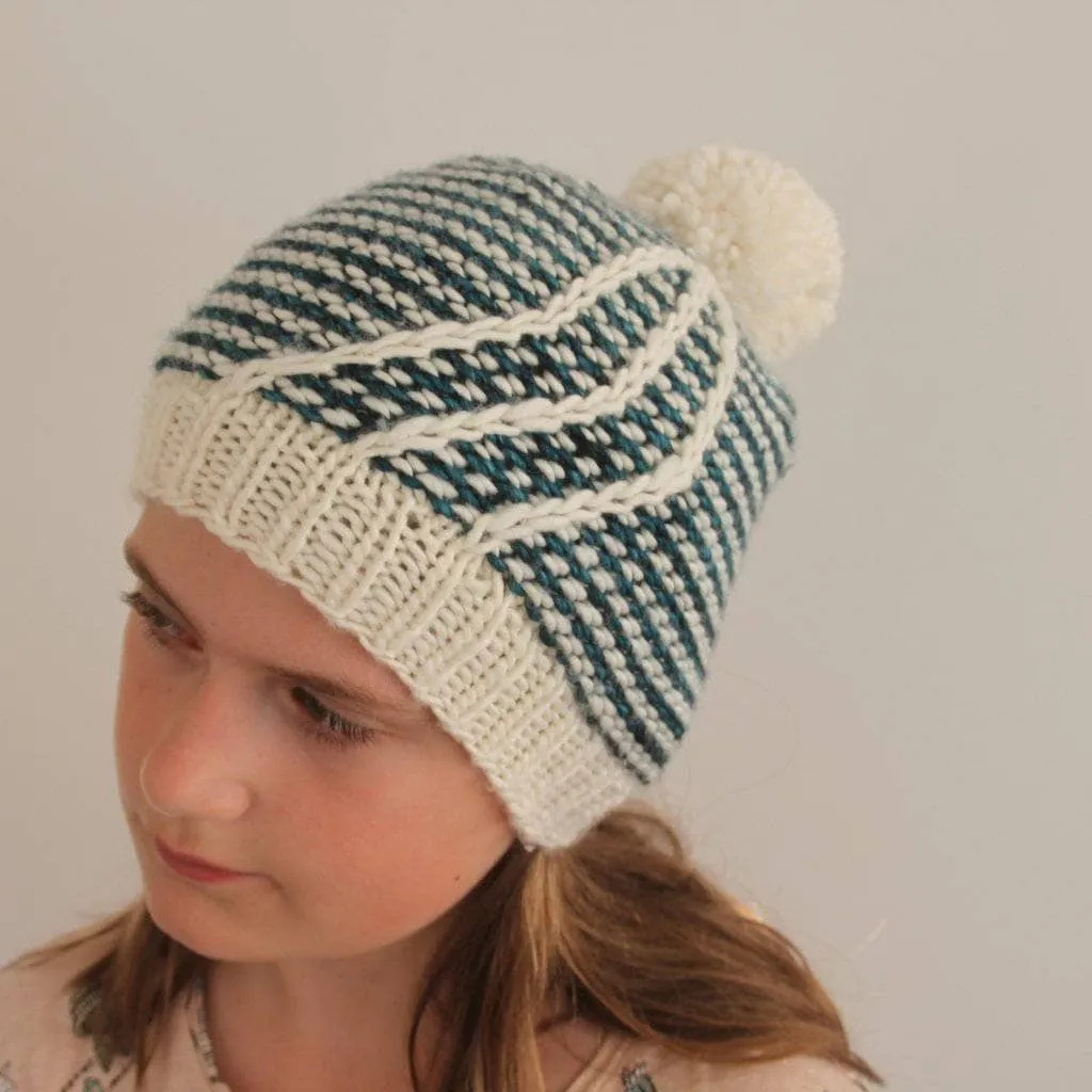 Feather In Your Cap Hat Knitting Kit