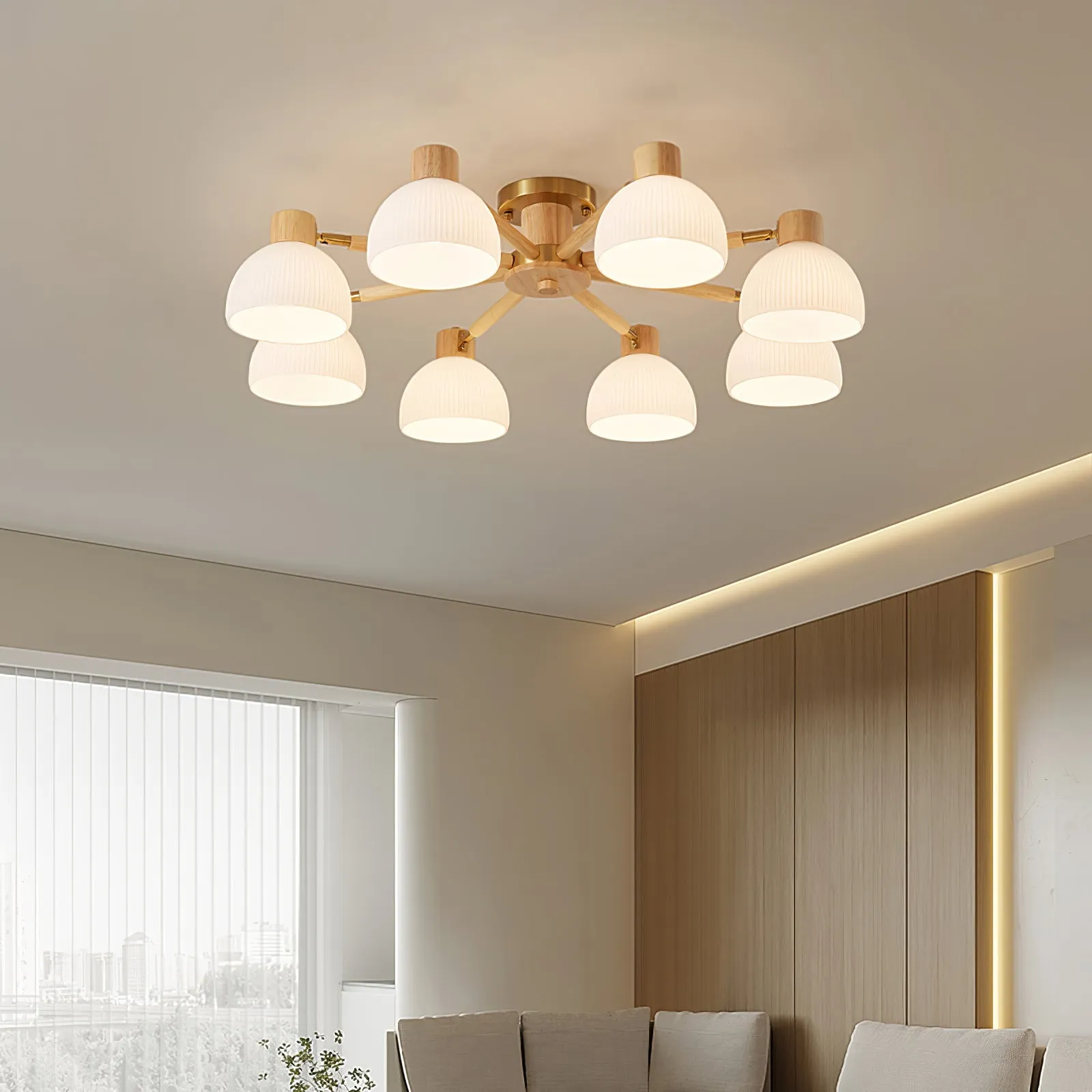 Flared Ceiling Light