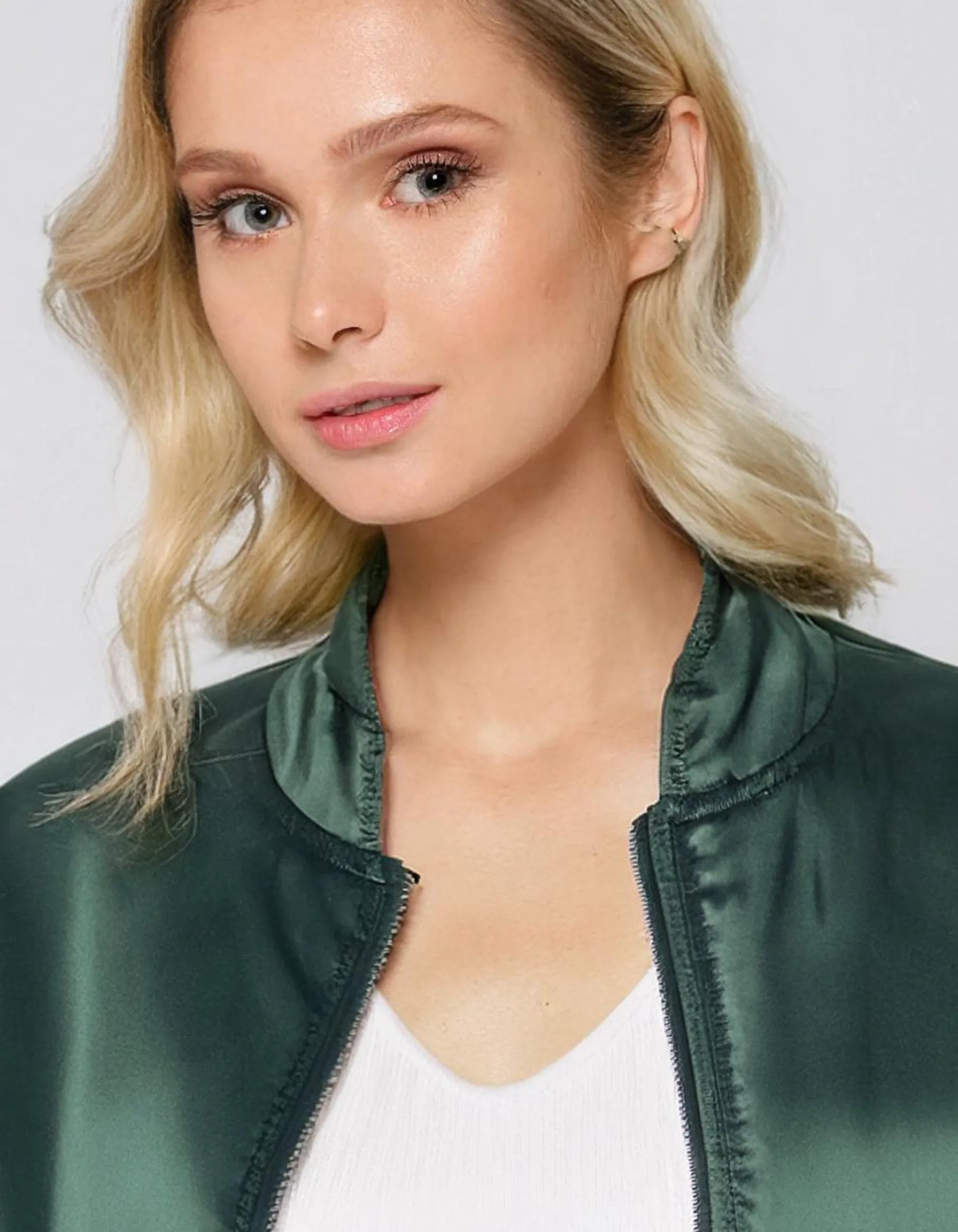 Forest Green Bomber Jacket