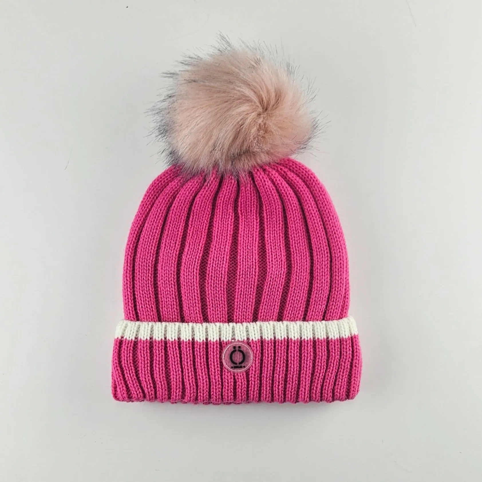 Fushia Stripe Tuque