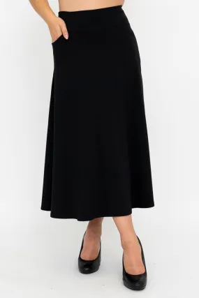 Gillian Skirt, Black, Bamboo