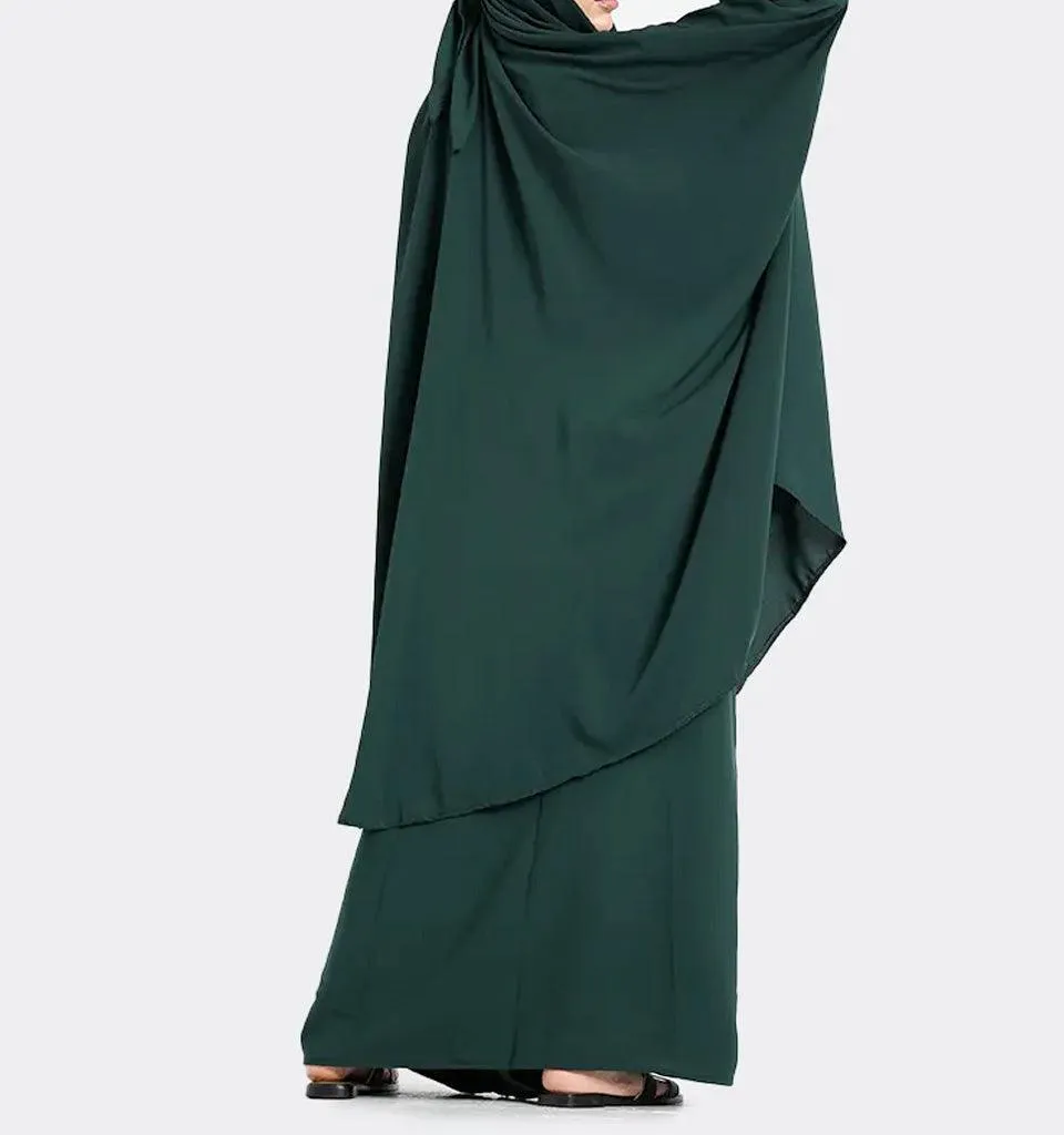 Green 2 Piece Jilbab