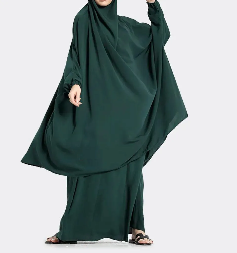 Green 2 Piece Jilbab