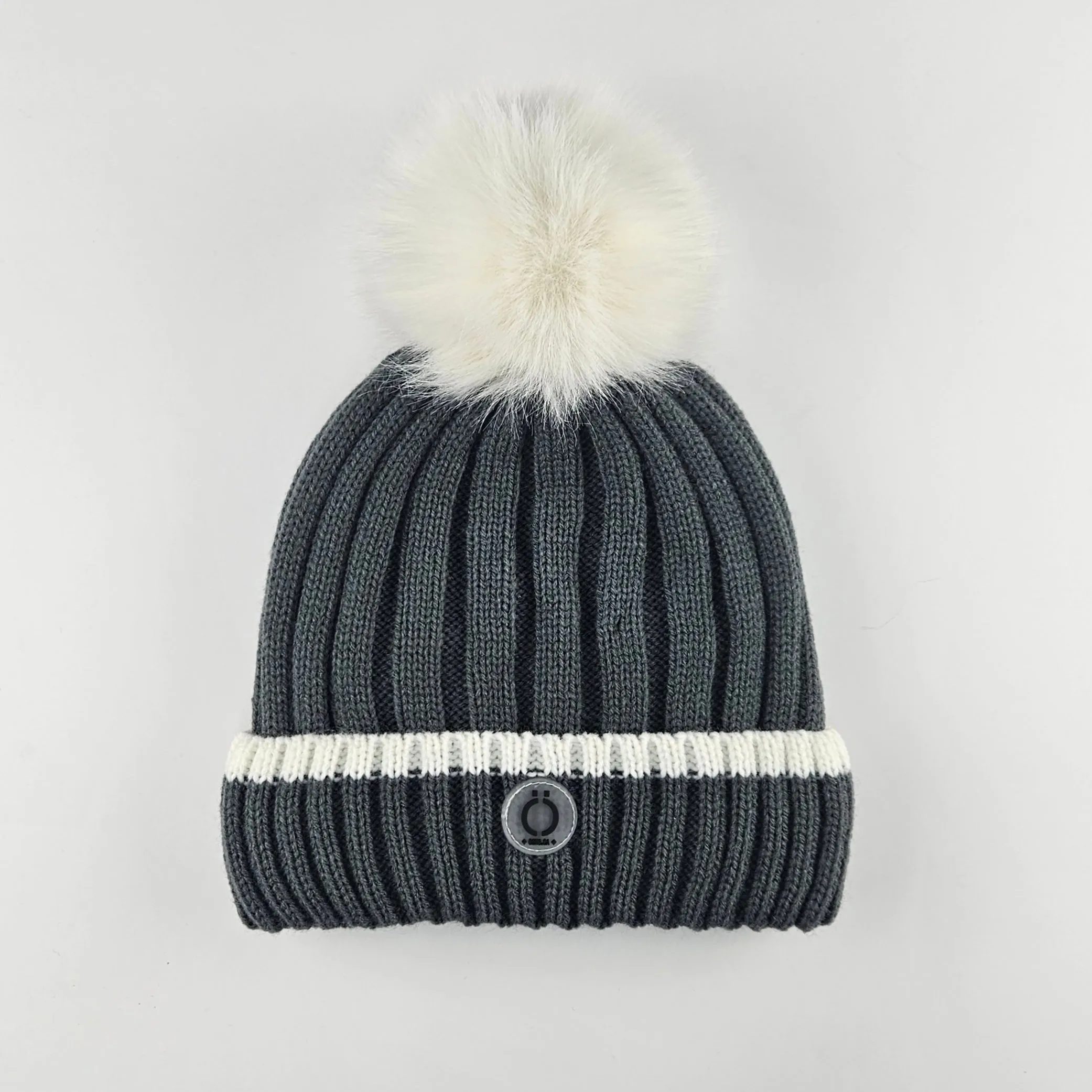 Grey Stripe Tuque