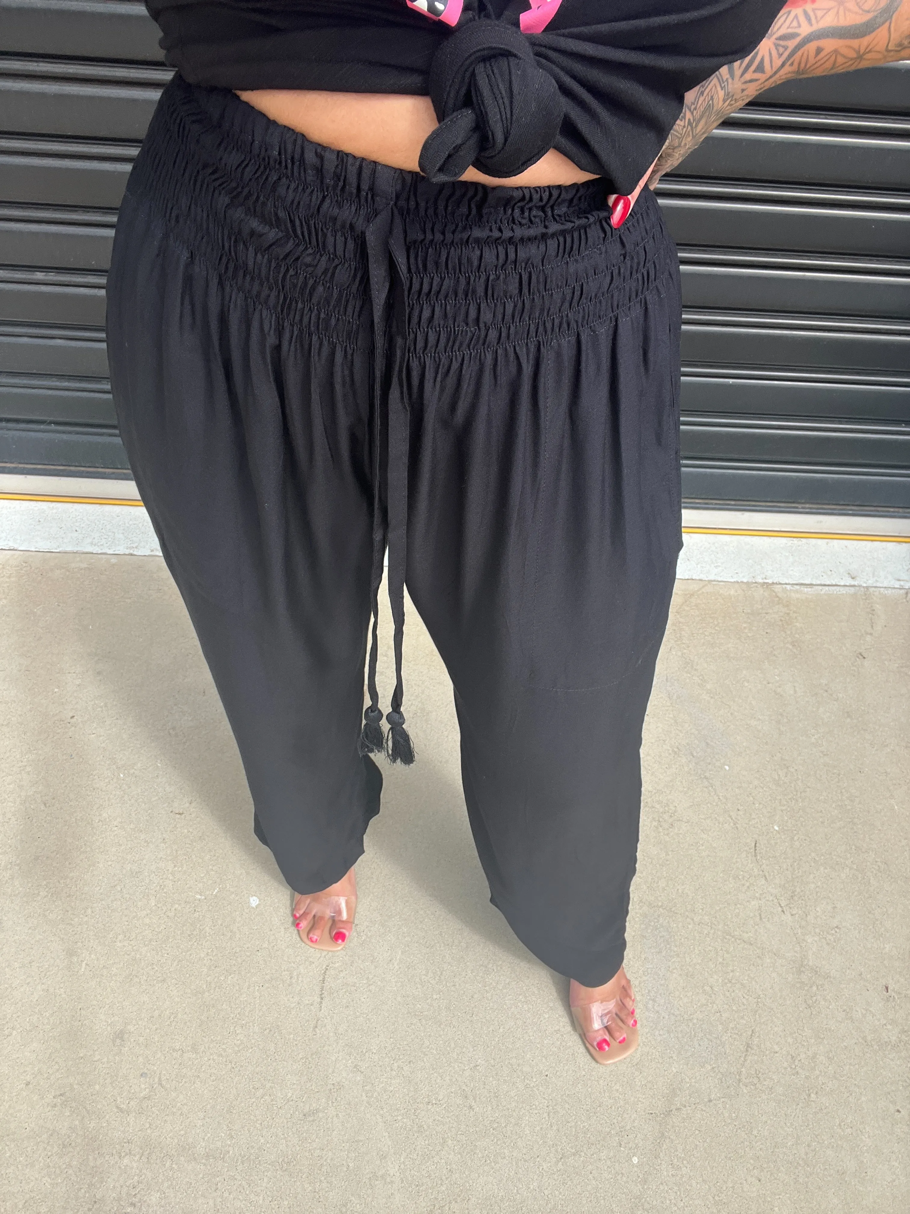 Halo Pants Black