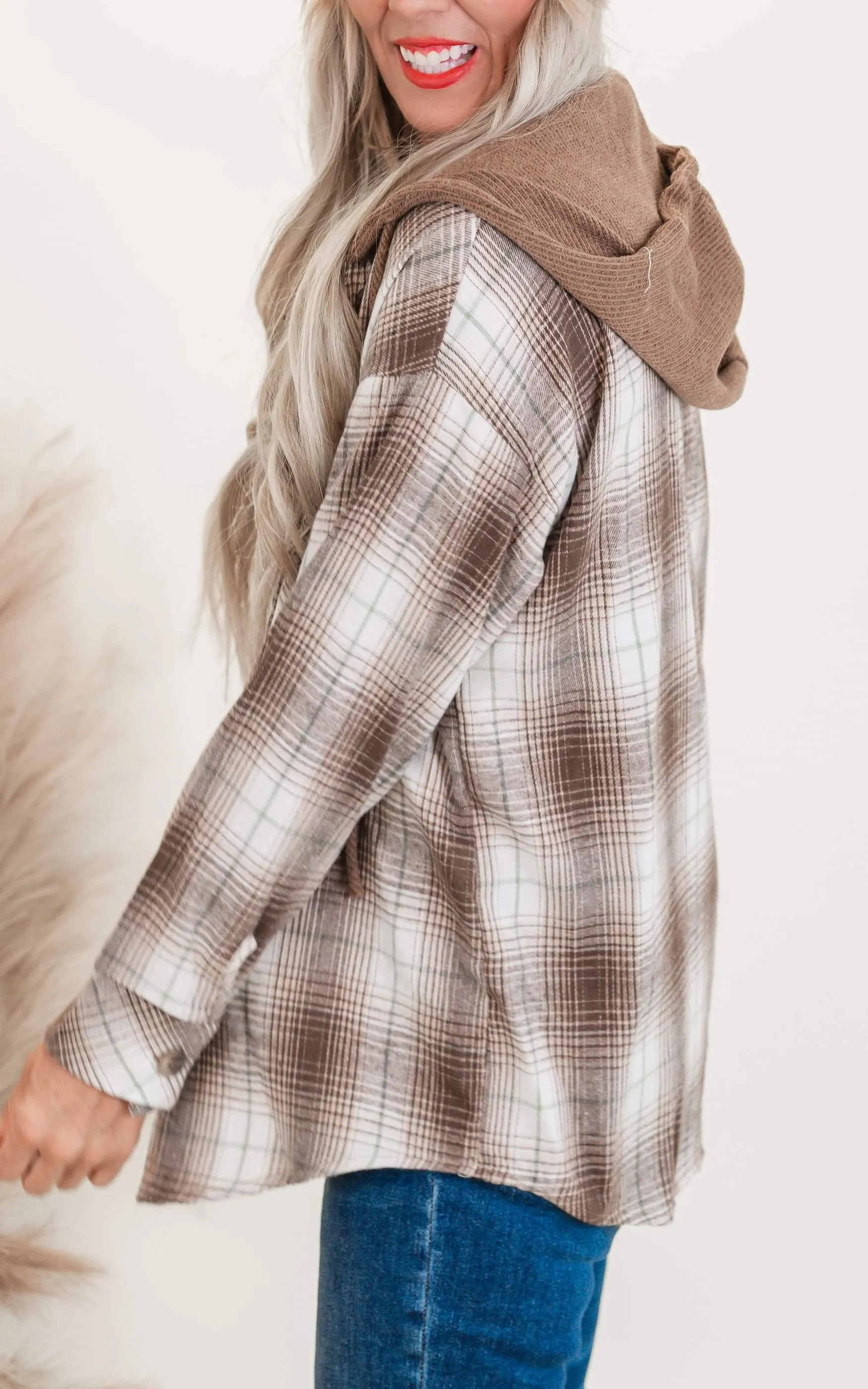 Harvest Hugs Plaid Shacket