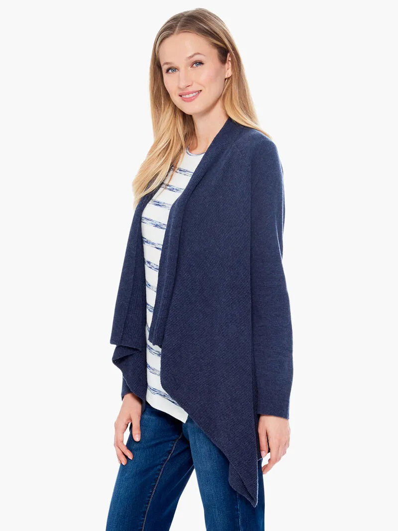 House Cardigan in Dark Indigo