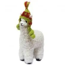 Huacaya Alpaca Felted Ornament