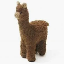 Huacaya Alpaca Felted Ornament