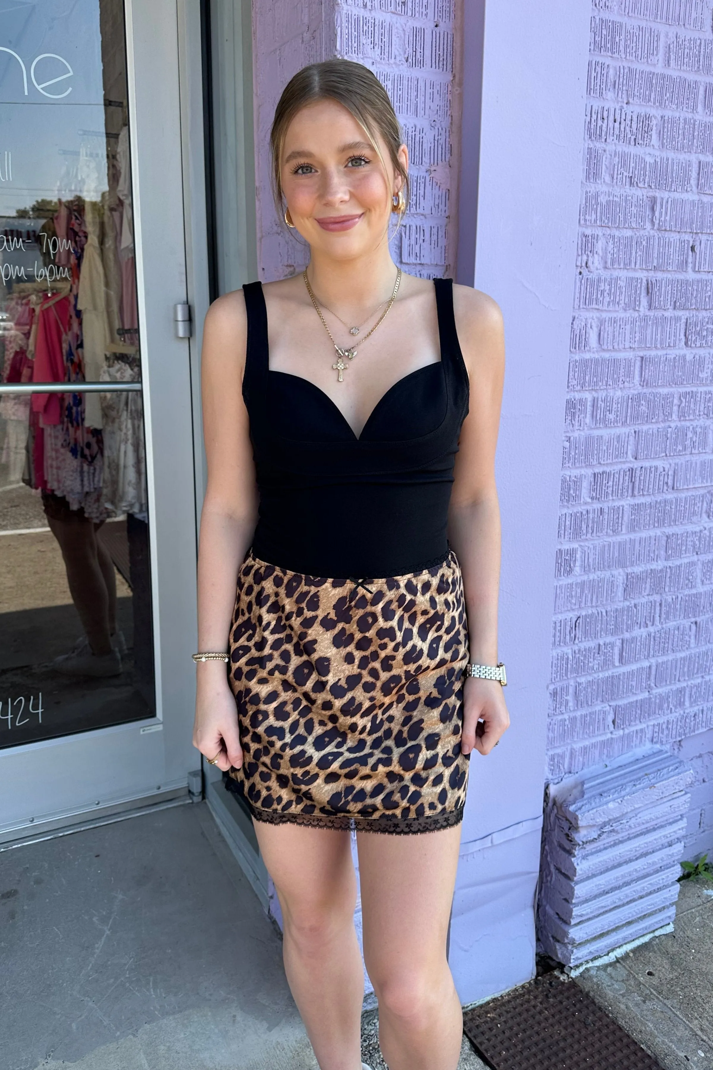 In the Wild Convertible Leopard Skirt