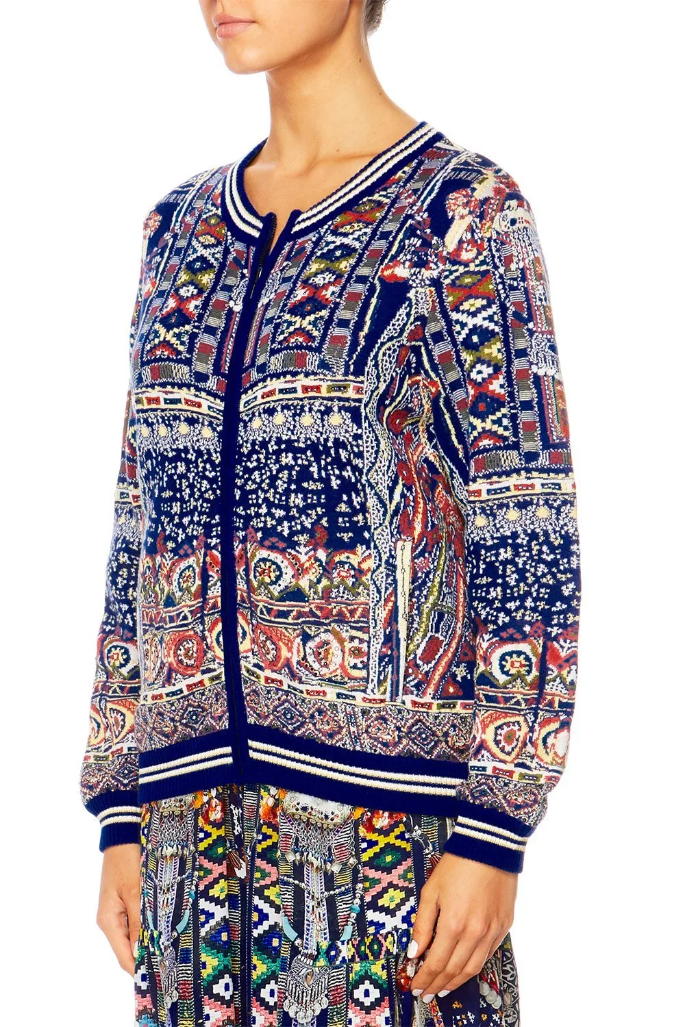 JACQUARD BOMBER WHERE YOU'LL FIND ME