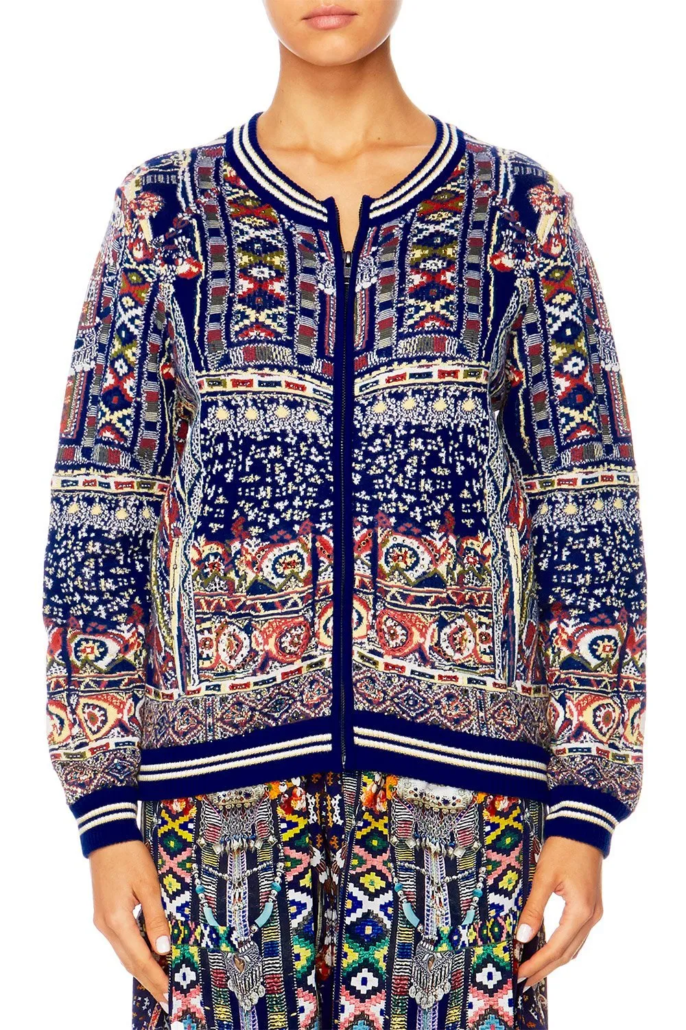 JACQUARD BOMBER WHERE YOU'LL FIND ME