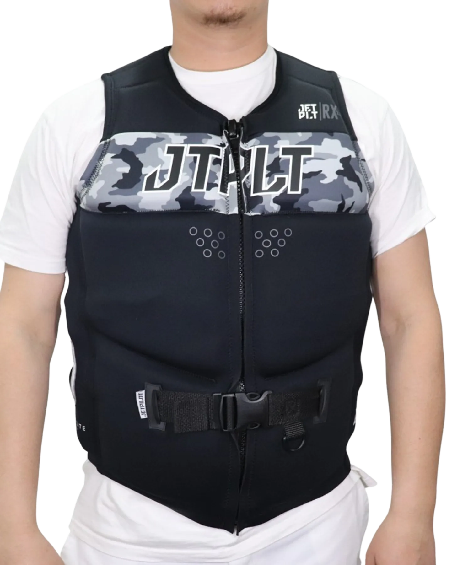 Jetpilot RX Mens Vest - Black/Camo - 2022