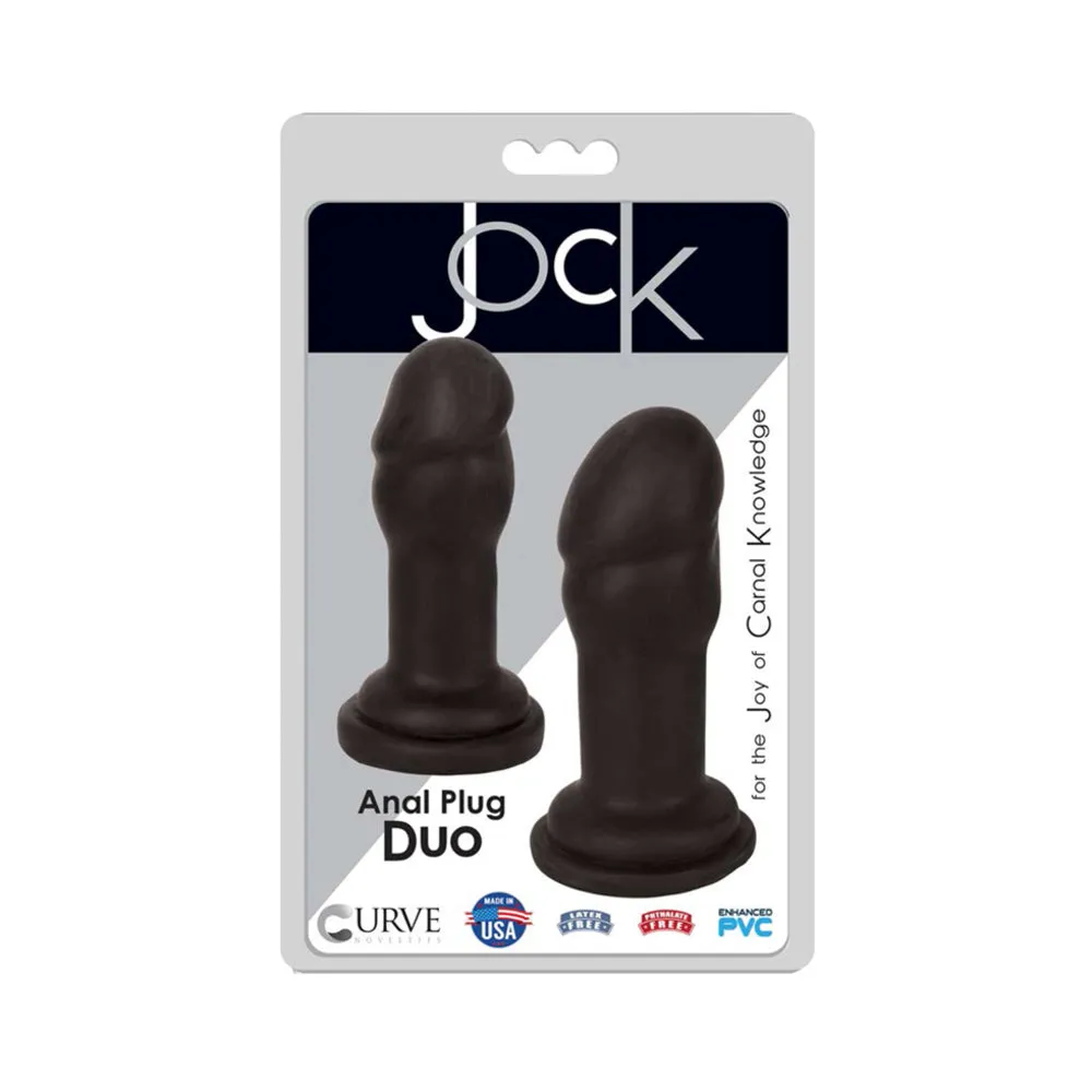 Jock Anal Plug Set Midnight