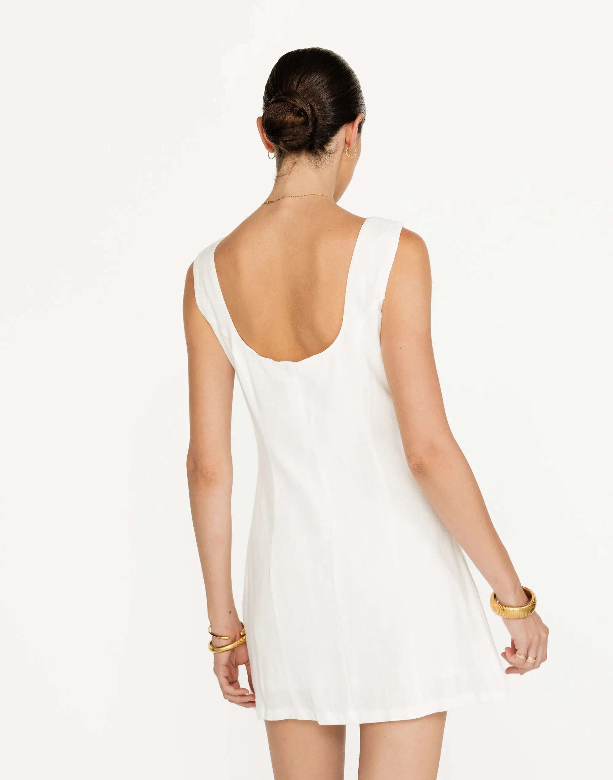 Joni Mini Dress (White)