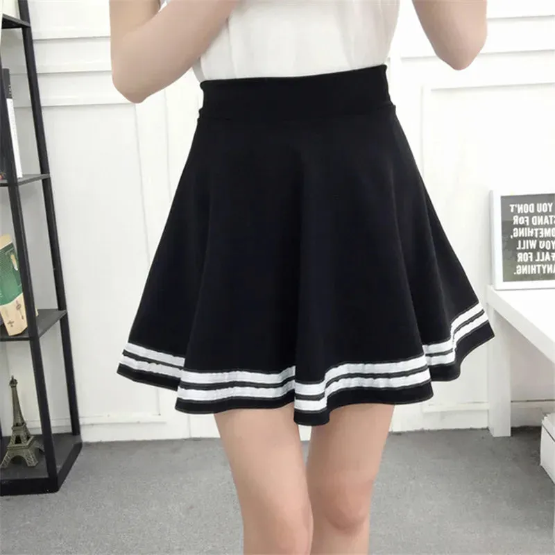 Korean New 2023 Women Skirt Autumn Winter High jupe Waisted faldas Female saia Pleated falda mujer Skirts Pleated Skirt