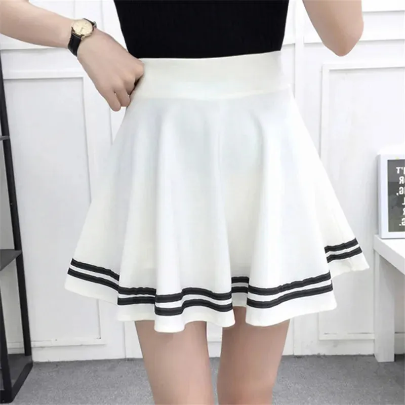 Korean New 2023 Women Skirt Autumn Winter High jupe Waisted faldas Female saia Pleated falda mujer Skirts Pleated Skirt