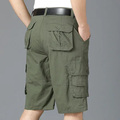 LOOSE AND STRAIGHT LEG CASUAL SPORTS COTTON WORKWEAR CARGO PANTS