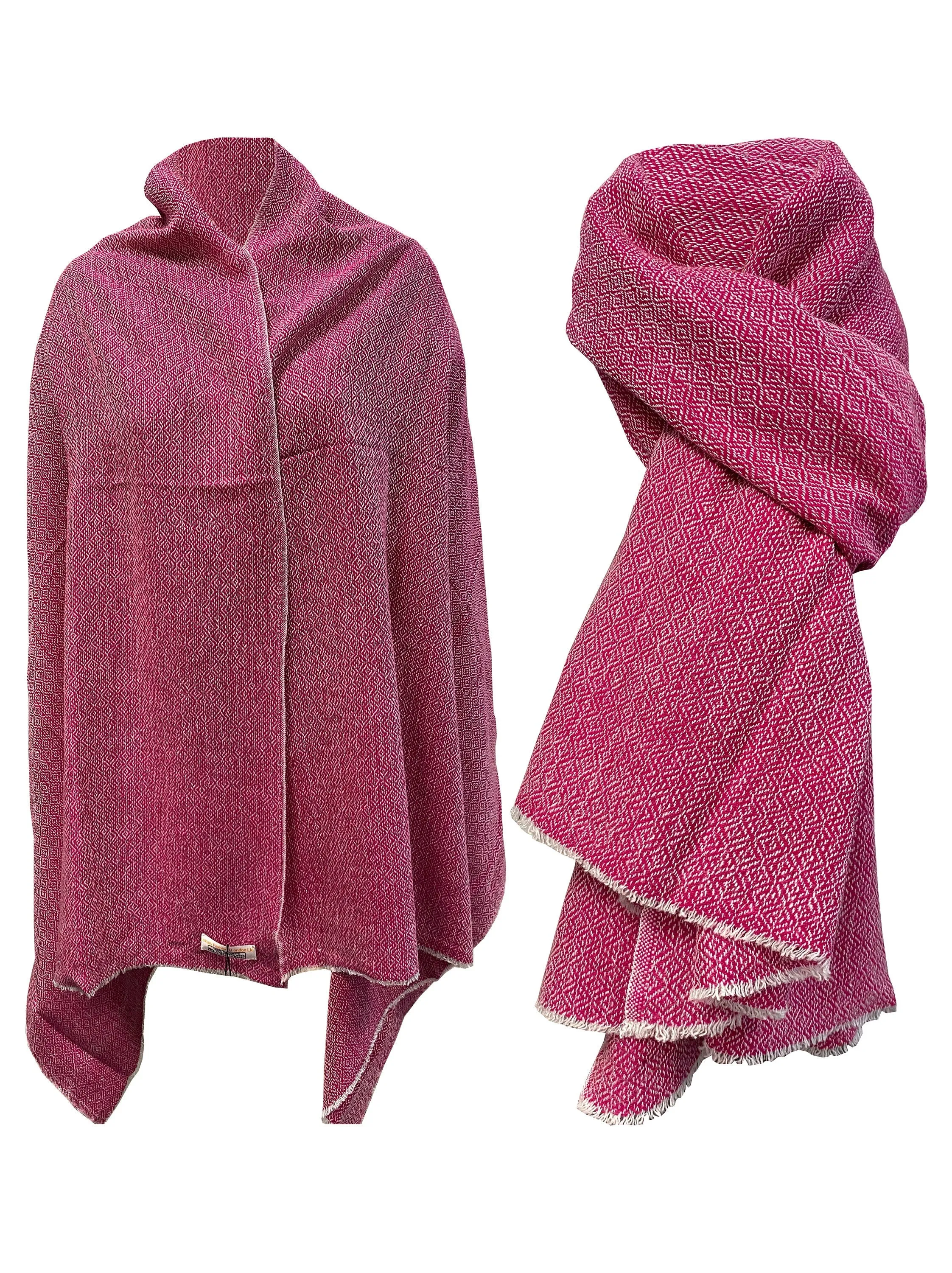 LUXURY HANDMADE CASHMERE rose pink scarf natural super soft winter shawl unisex trending scarf Xmas gift for him and her Fathers days gift