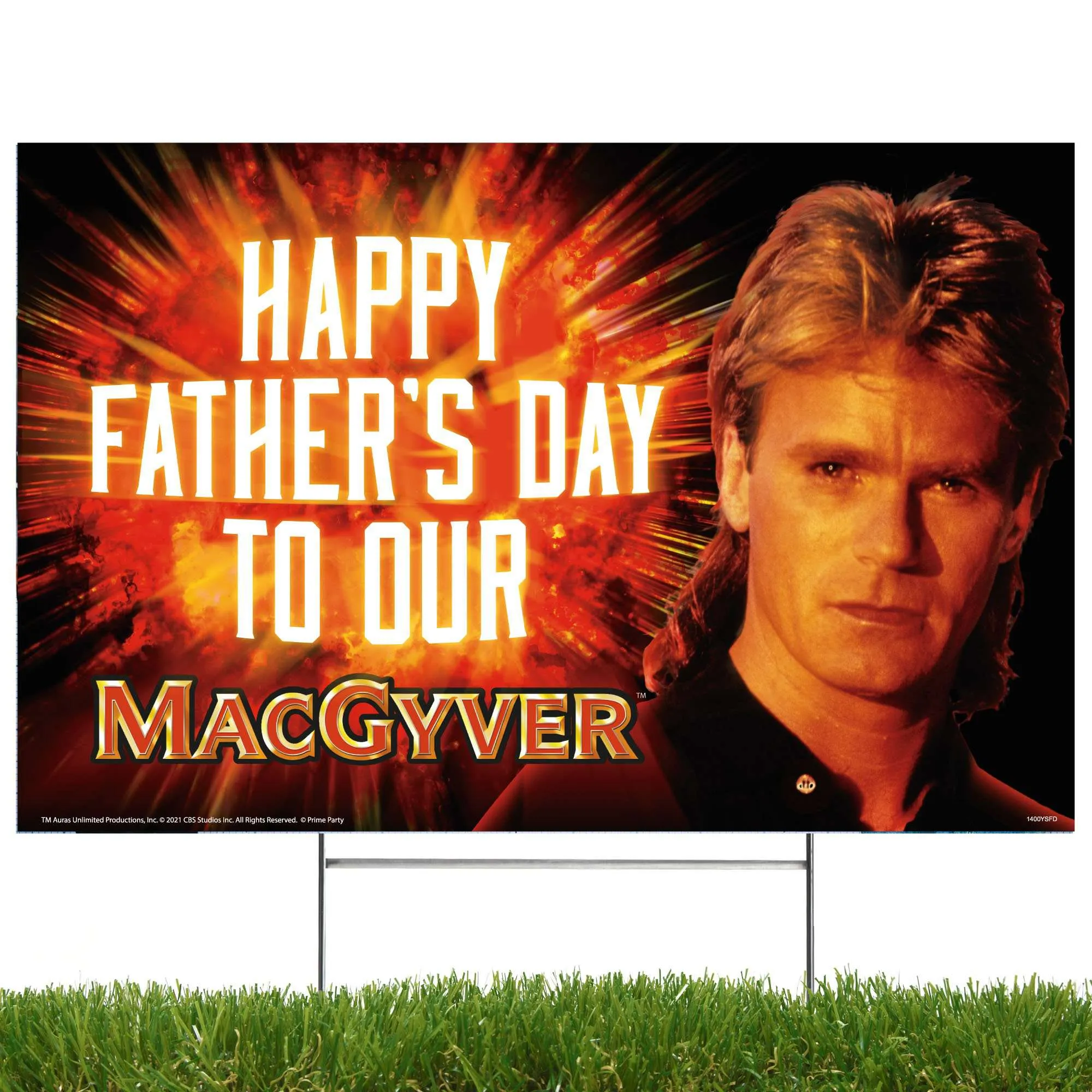 MacGyver Father's Day Yard Sign