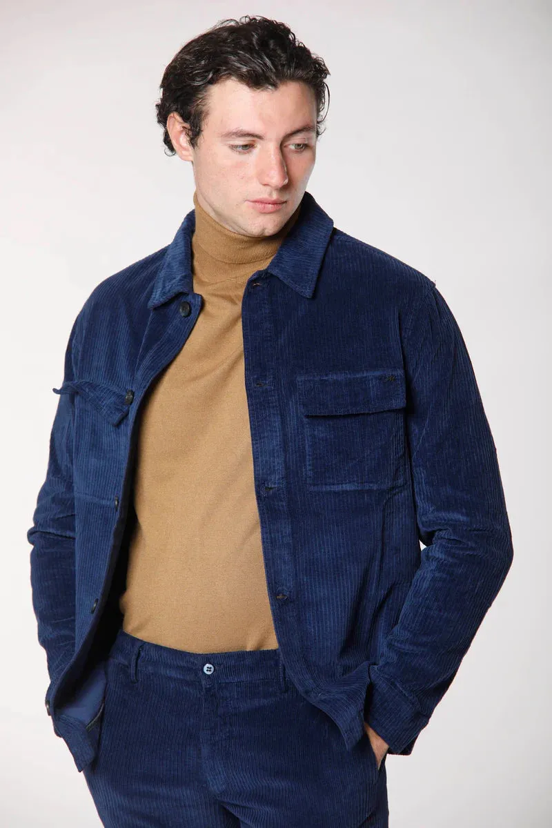 Masons Steve Corduroy Shacket Navy