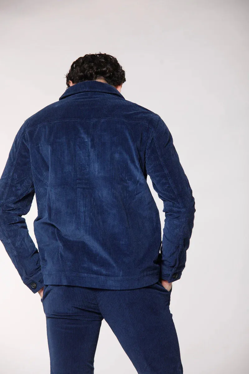 Masons Steve Corduroy Shacket Navy