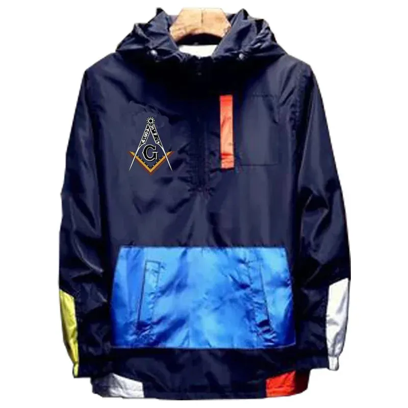 Master Mason Blue Lodge Jacket - Duotone Colors with Square & Compass G