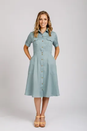 Matilda Shirt Dress - Sizes 0-20 - Megan Nielsen