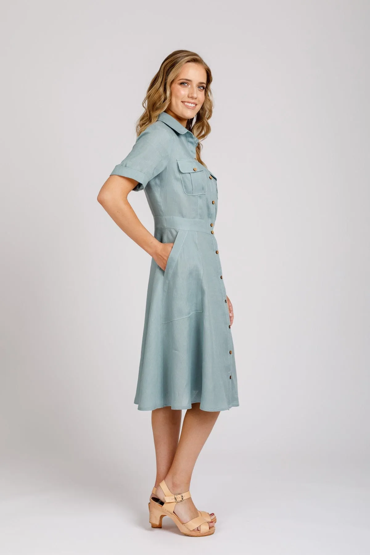 Matilda Shirt Dress - Sizes 0-20 - Megan Nielsen