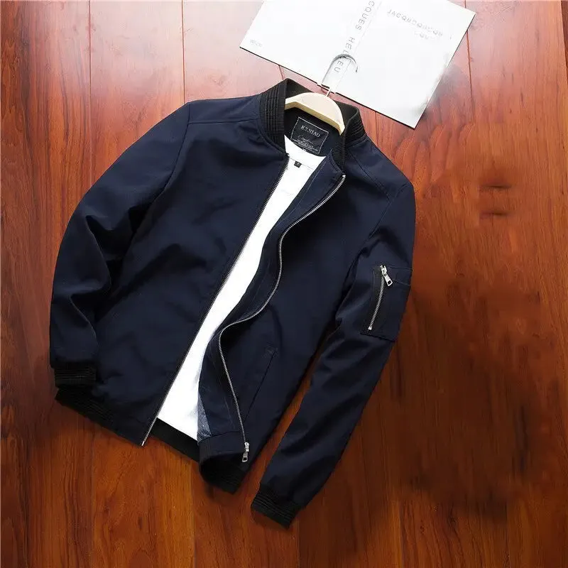 Men’s bomber zipper jacket