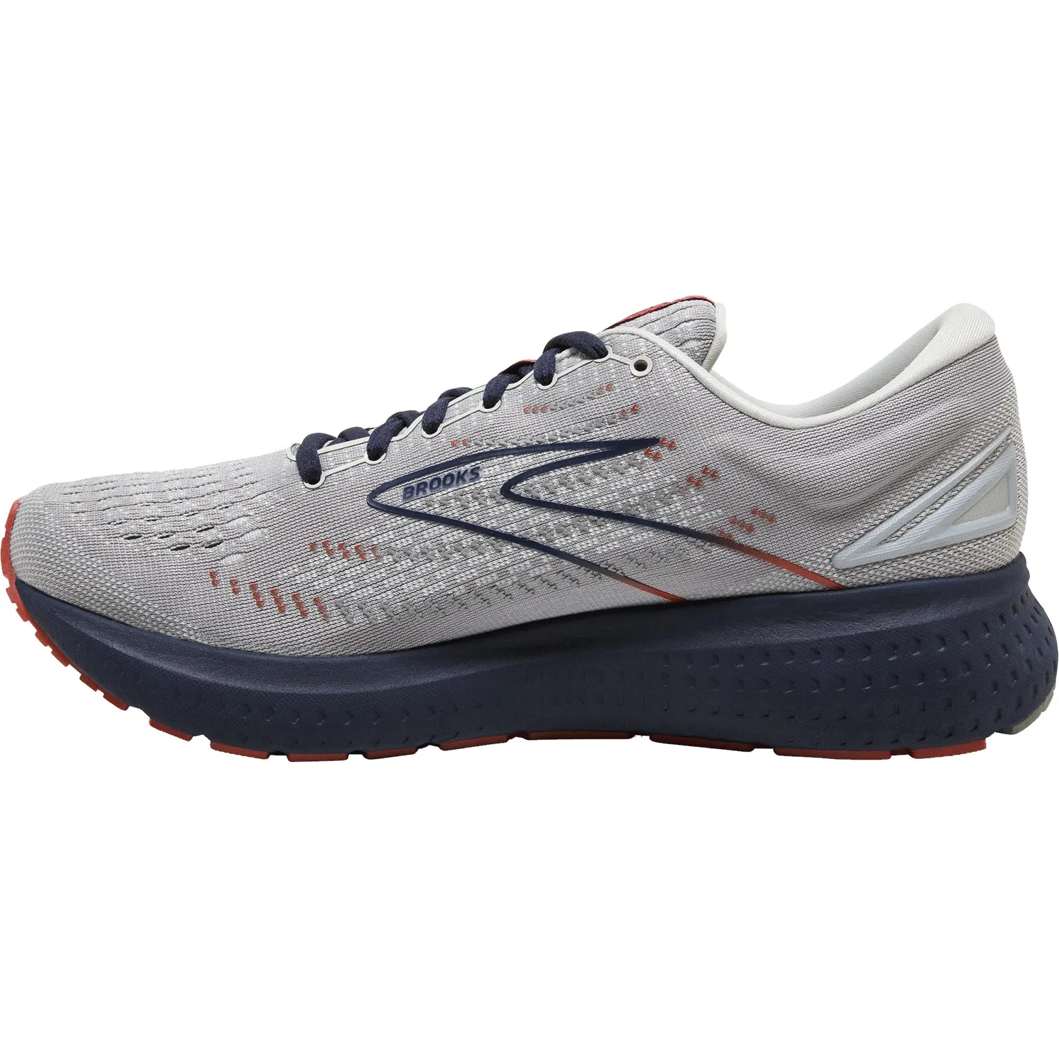 Men's Brooks Glycerin 19 Grey/Allow/Peacoat Mesh