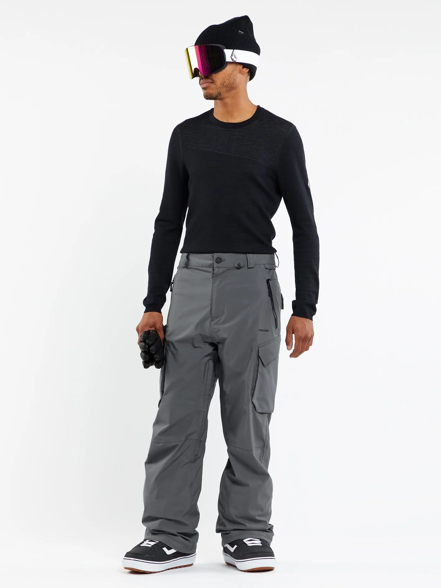 Mens Stone Stretch Gore-Tex Pants - Dark Grey