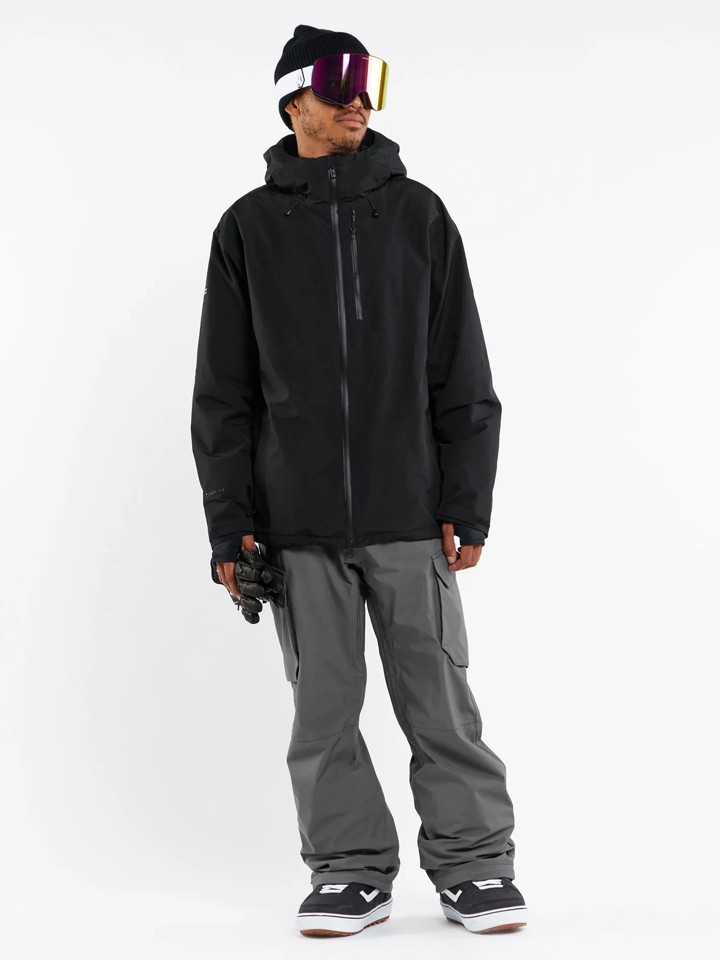 Mens Stone Stretch Gore-Tex Pants - Dark Grey