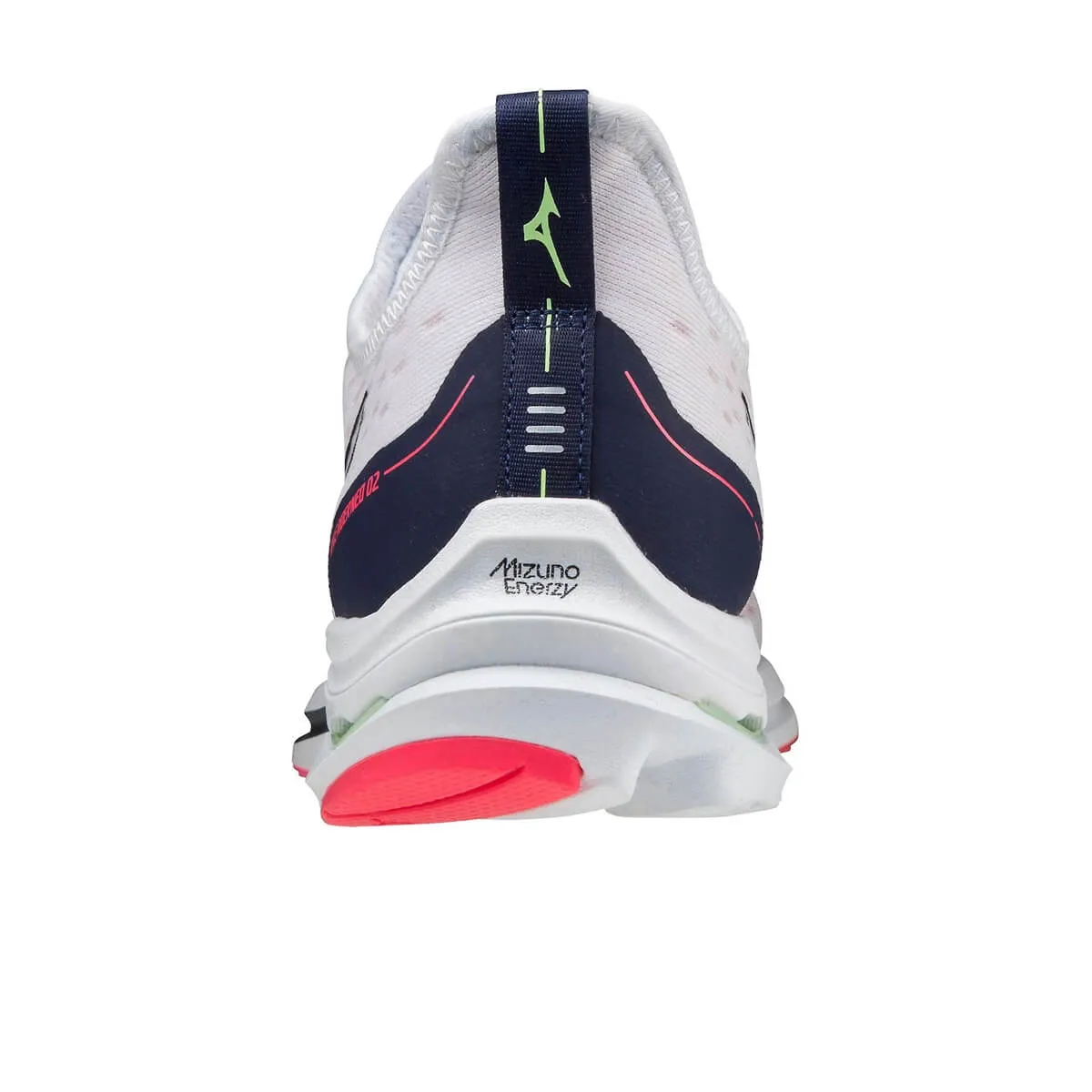 Mizuno Wave Rider Neo 2 Womens | White/peacoat/divepink/a21