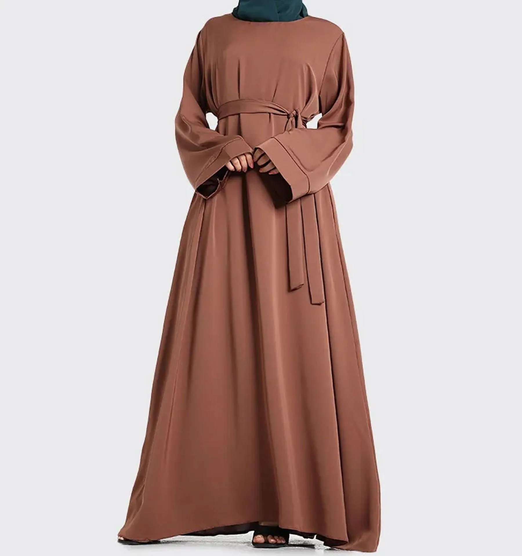 Mocha Plain Abaya