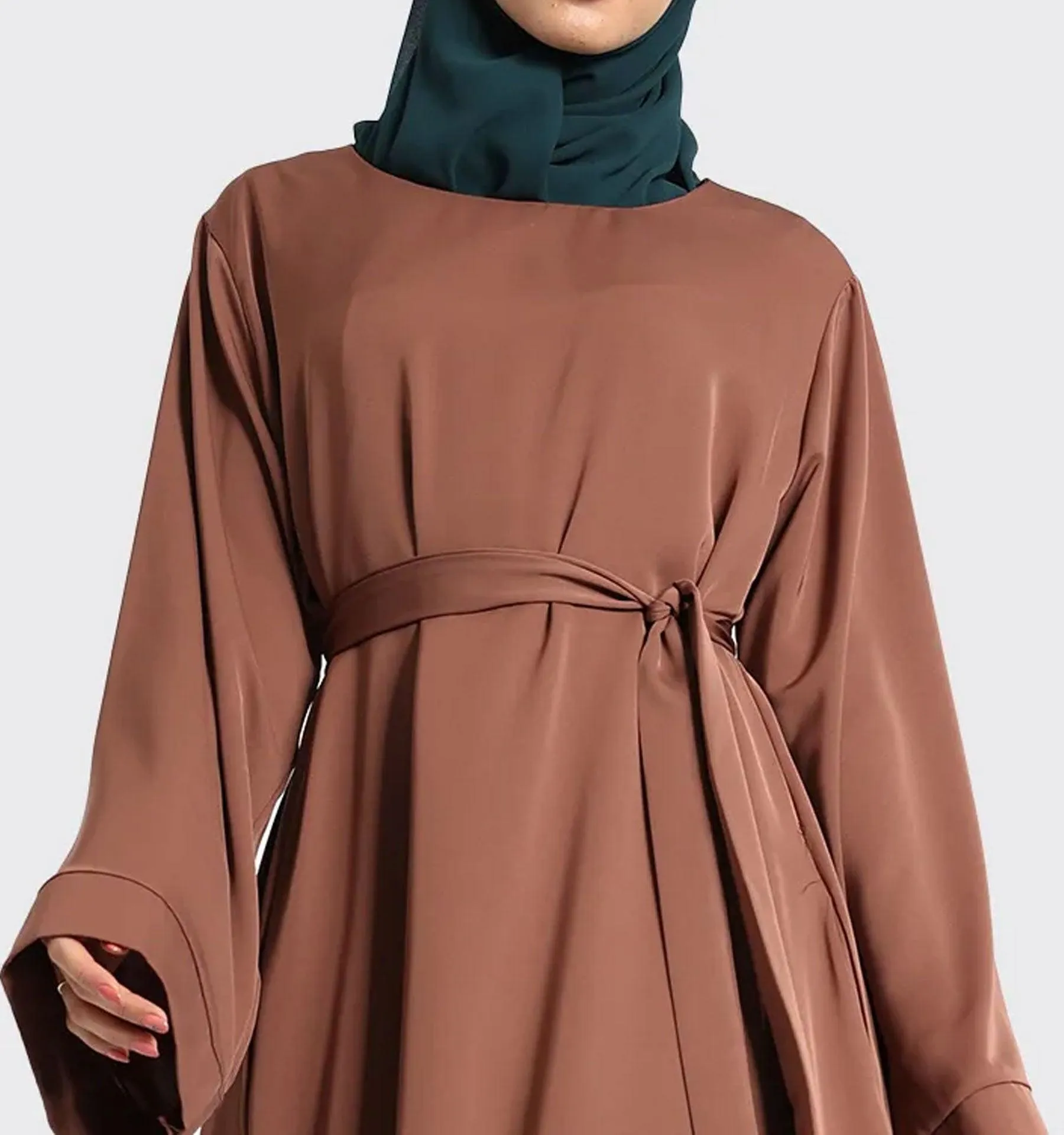 Mocha Plain Abaya