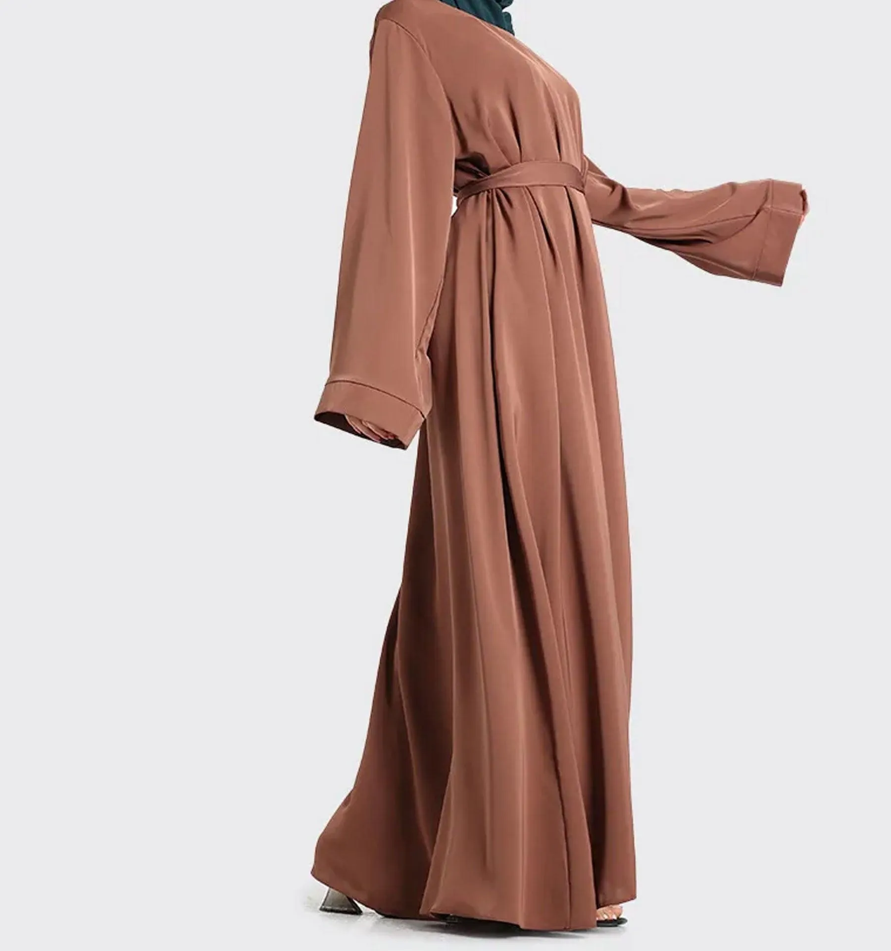 Mocha Plain Abaya