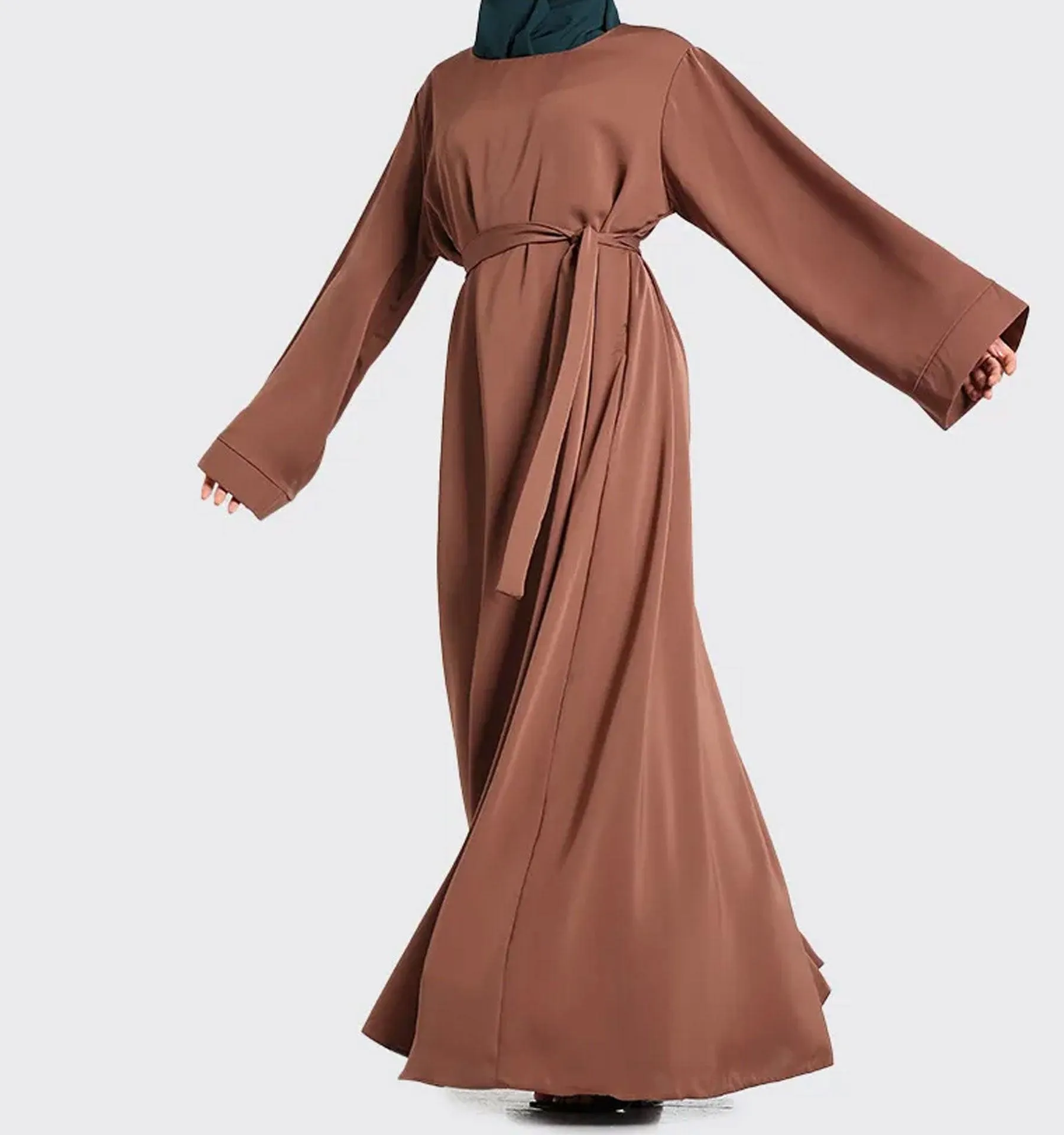 Mocha Plain Abaya