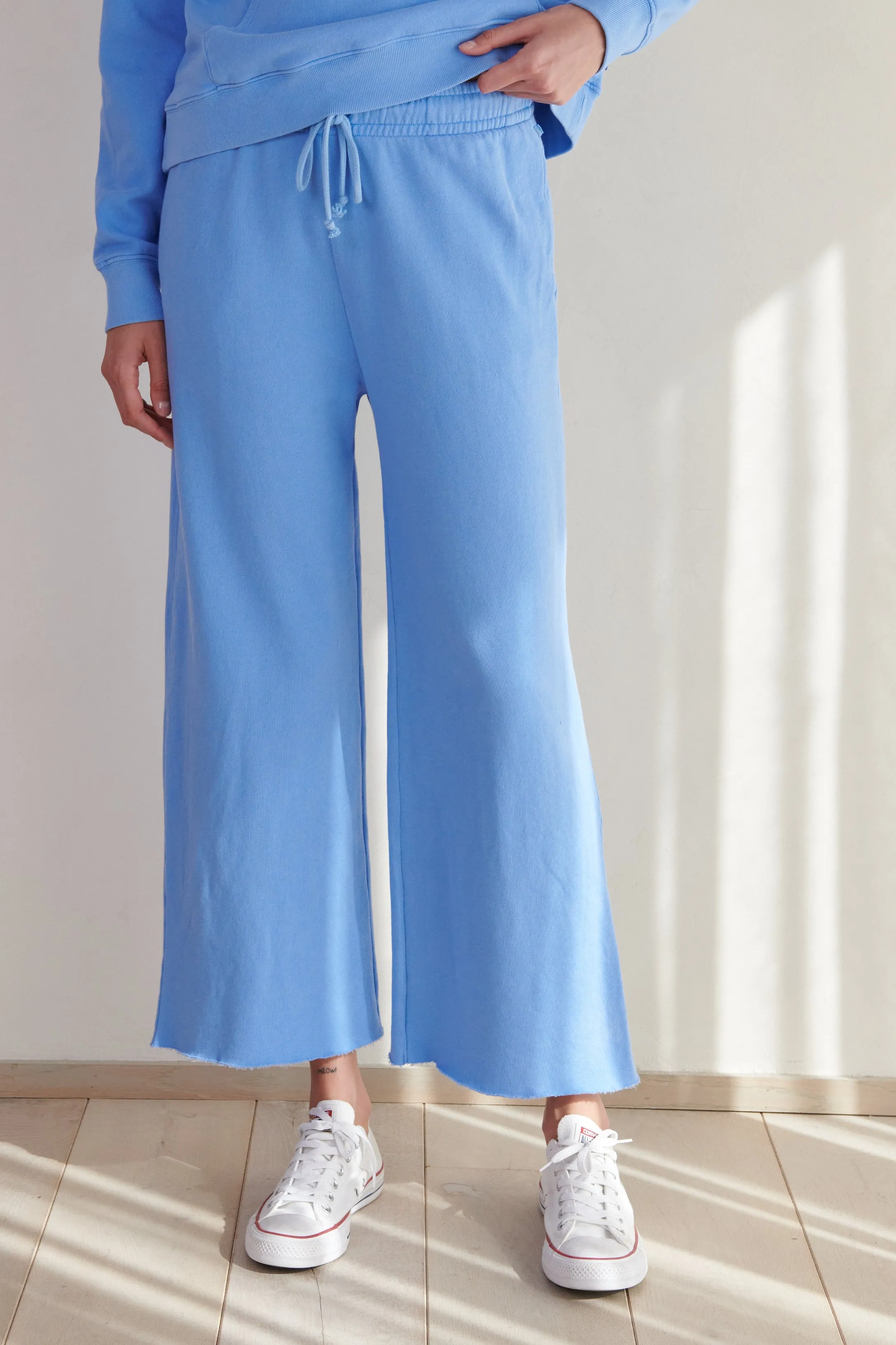 Montecito | Organic Cotton Wide Leg Sweatpant