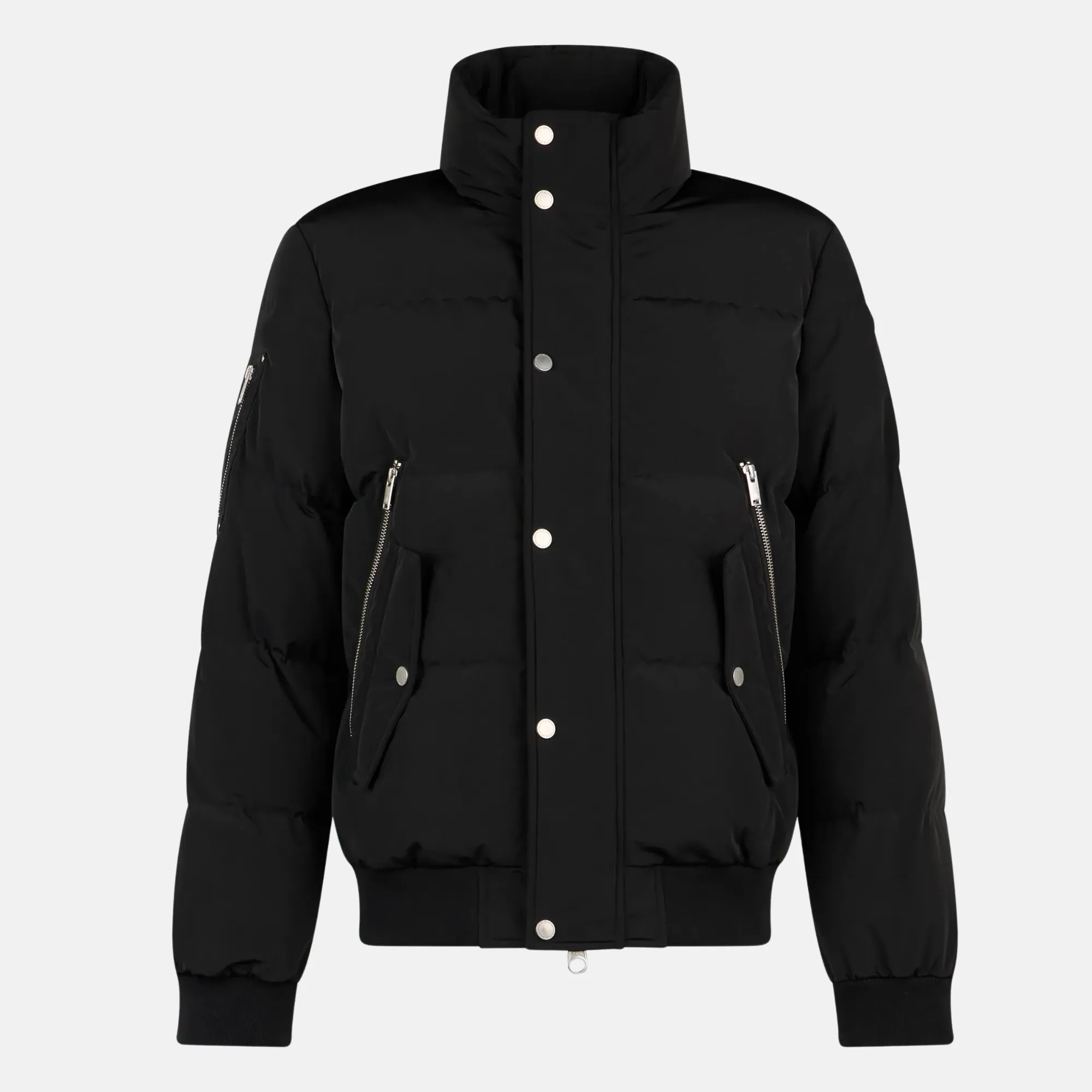 Moose Knuckles Black High Point Bomber Jacket