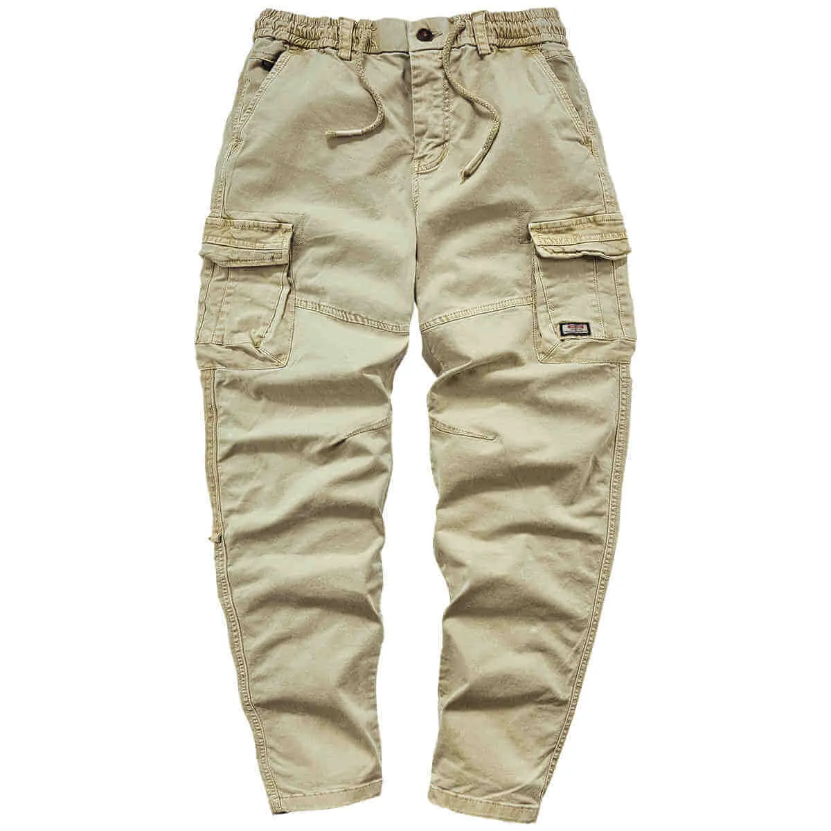 Multi-pocket Cargo Pants Pure Cotton Straight