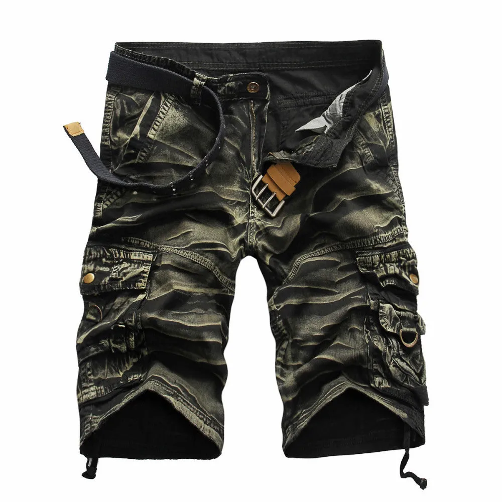 Multi-Pocket Casual Cargo Military Camouflage Army Shorts