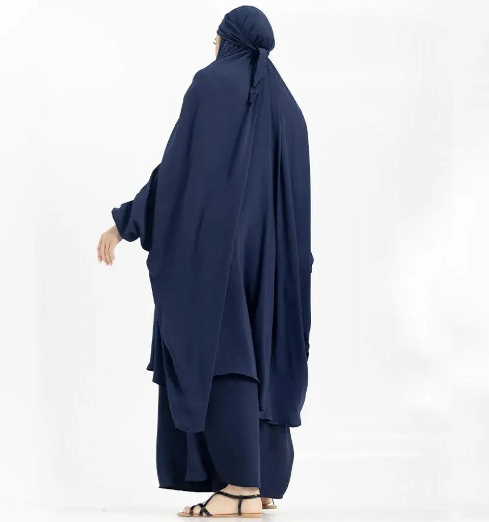 Navy 2 Piece Jilbab